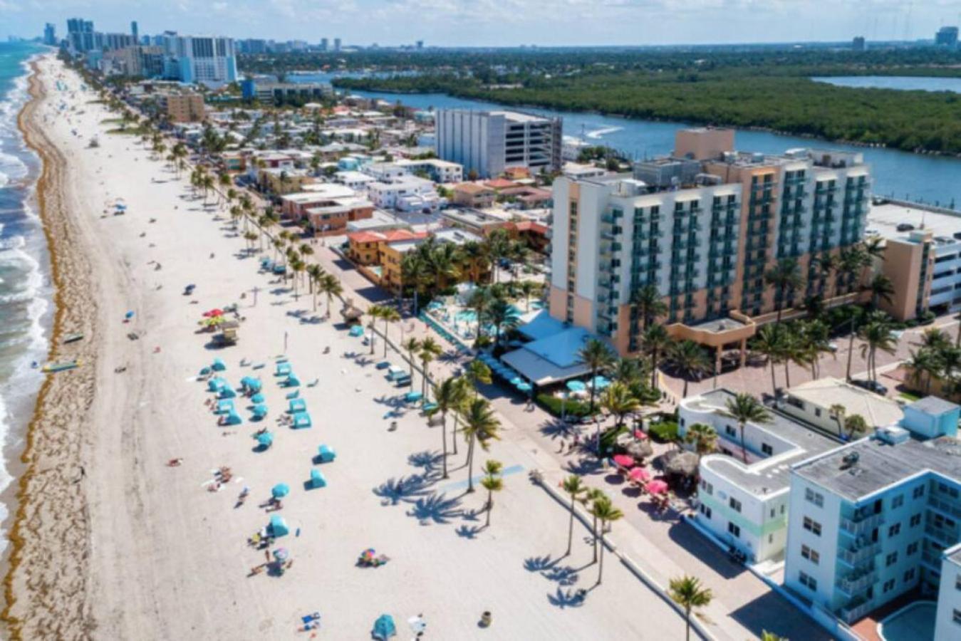 Walkabout 6 Suite On Hollywood Beach With Ocean Views Голлівуд Екстер'єр фото